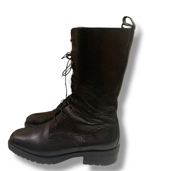 Eddie Bauer Vintage Shoes - VTG Women’s Steampunk Black Ankle Boots Lace-Up Schoolmarm Witchy Granny Goth